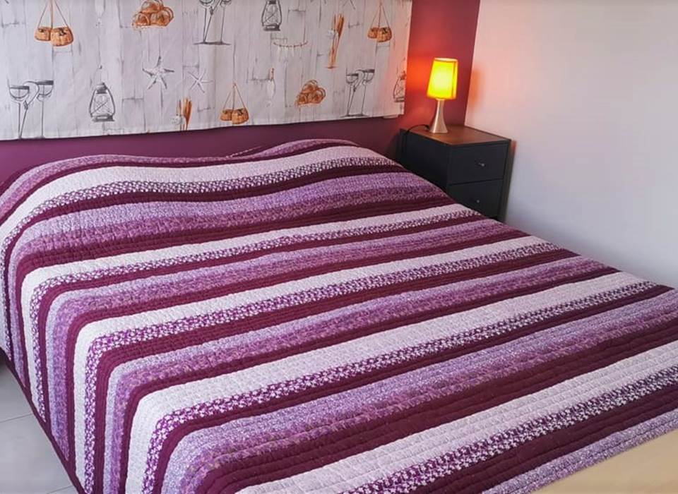 Chambre double du gîte Arbousier  de la propriété Al Pati, proche de Collioure