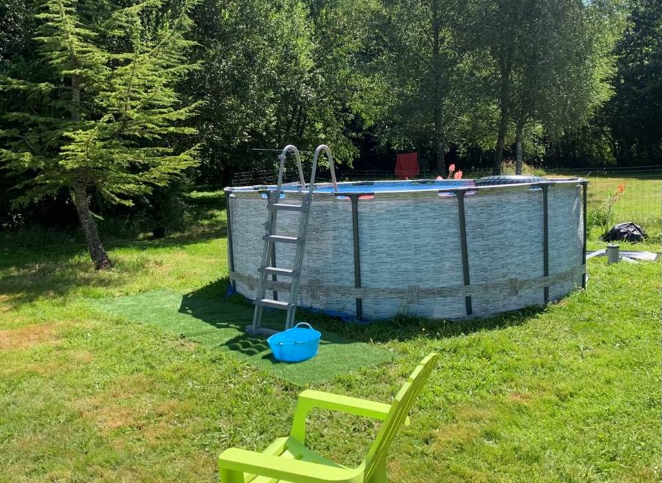 pool situated in the sun
