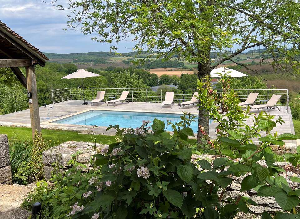 Piscine Gîte La Blanchie Haute