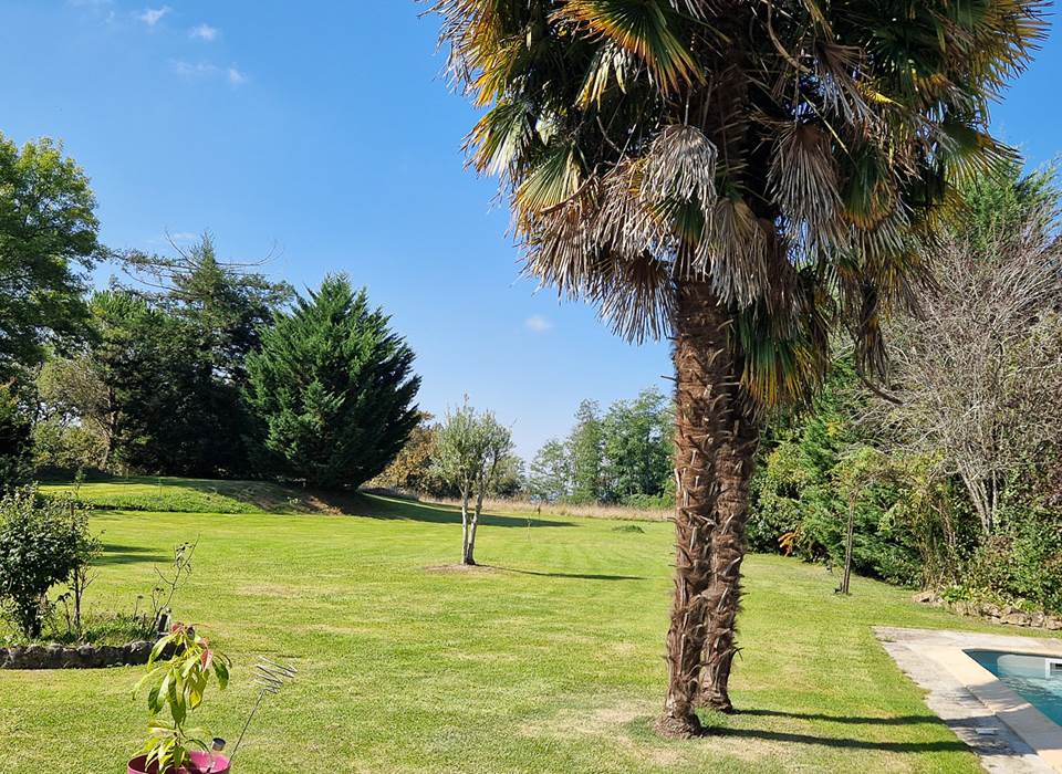 parc piscine vue
