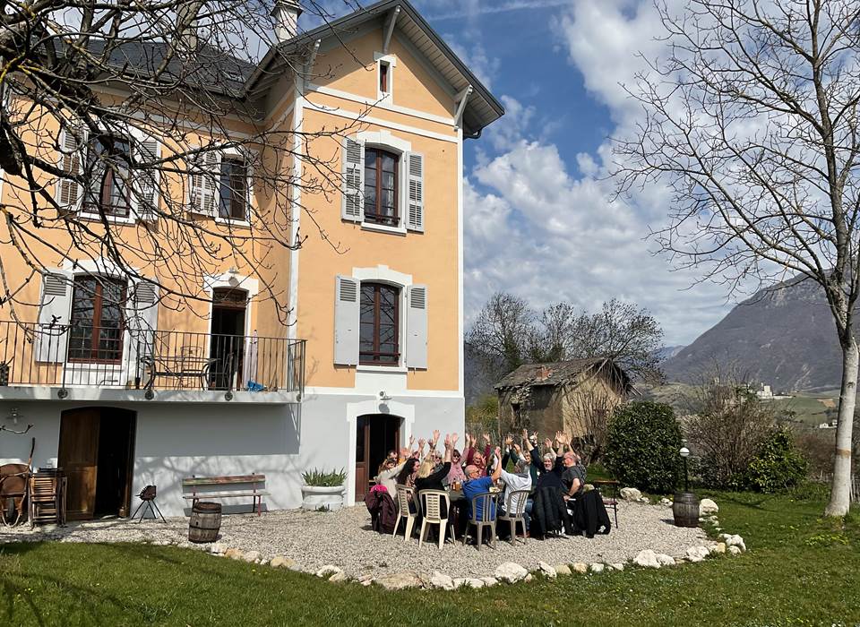 Repas en terrasse