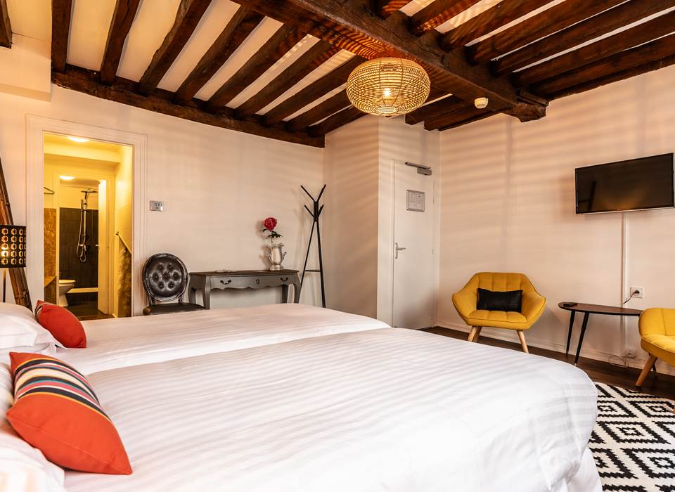 Chambre double supérieure (Lits jumeaux)