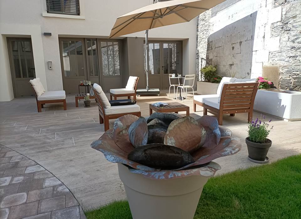 Villa Buffon Angers Terrasse