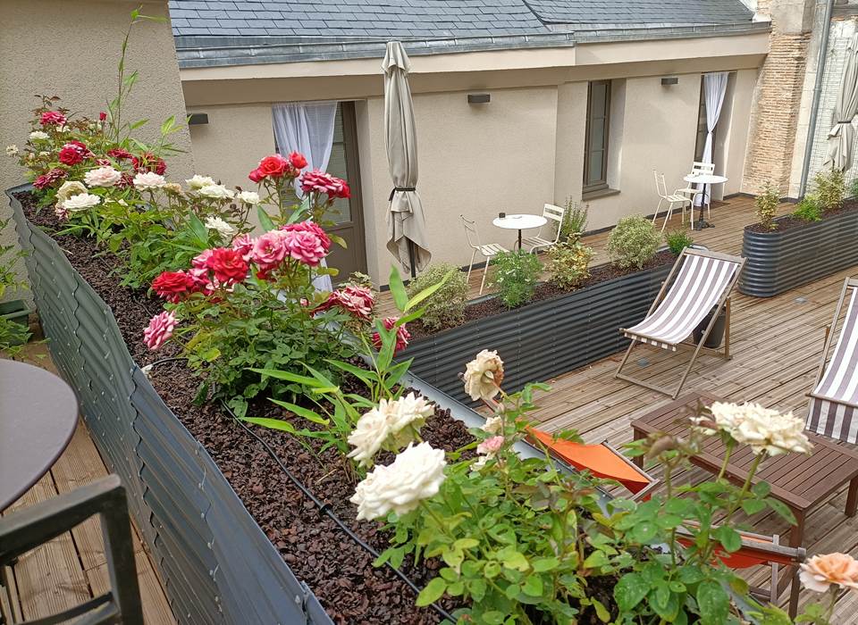 Villa Buffon Angers Patio