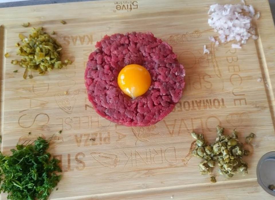 Steak tartare de boeuf