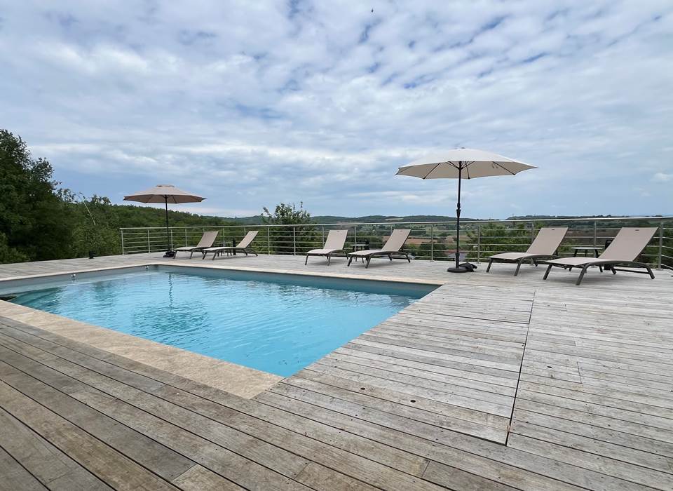 Piscine Gîte La Blanchie Haute