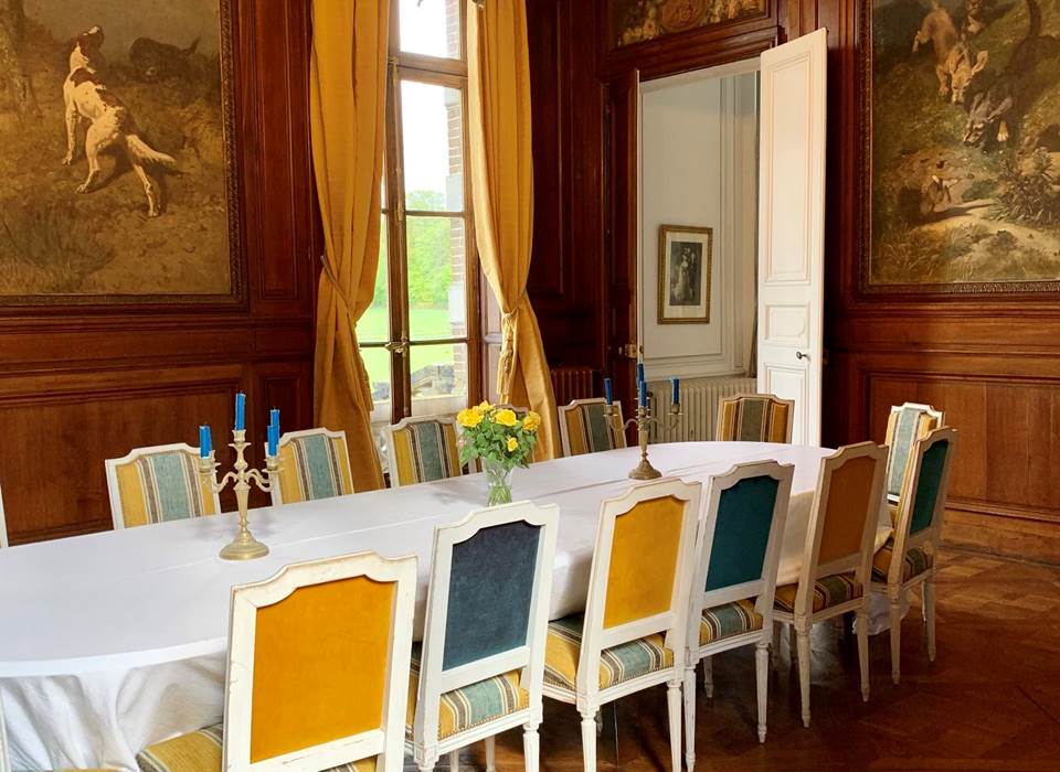 salle de chasse rideaux