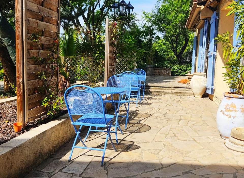 Terrasse chambre d'hôtes MVG