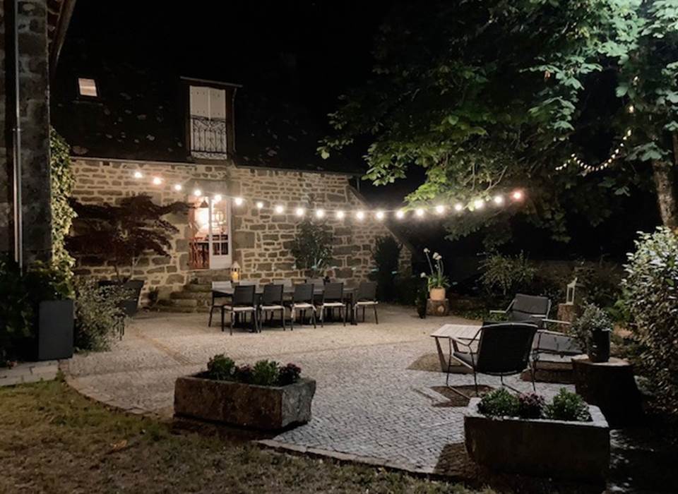 Domaine du Vidal - La terrase by night