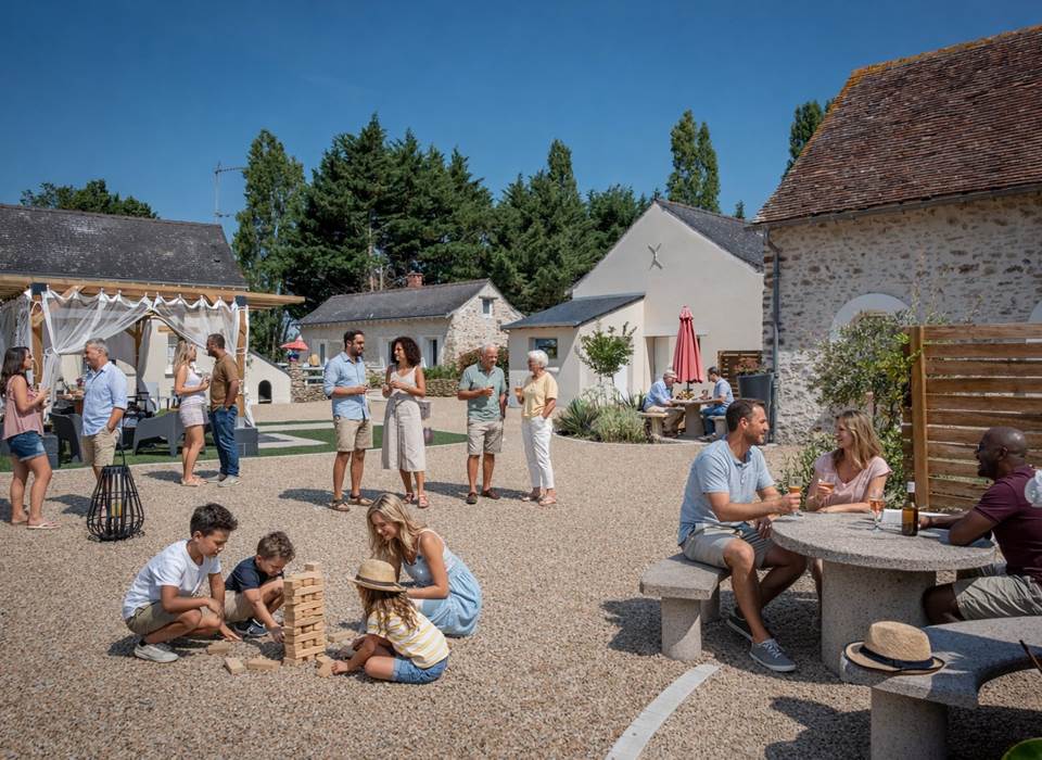 Moment de détente en plein air