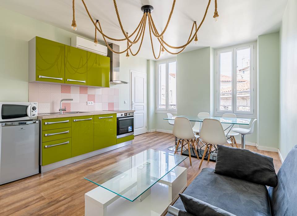 appartement vert