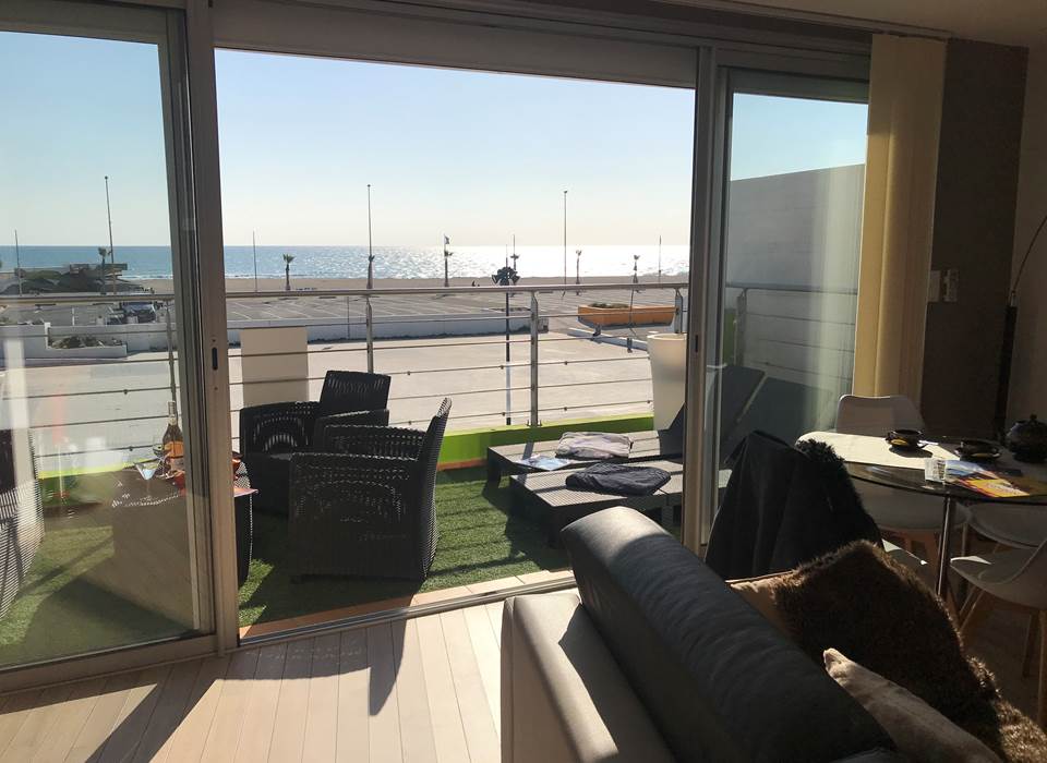 Ecume : terrasse aménagée