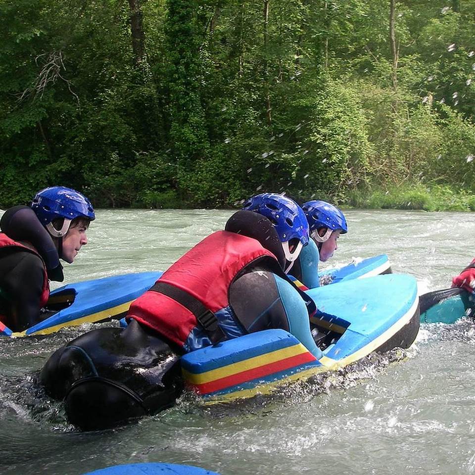 Descente en Hydrospeed du Gave de Pau en groupe