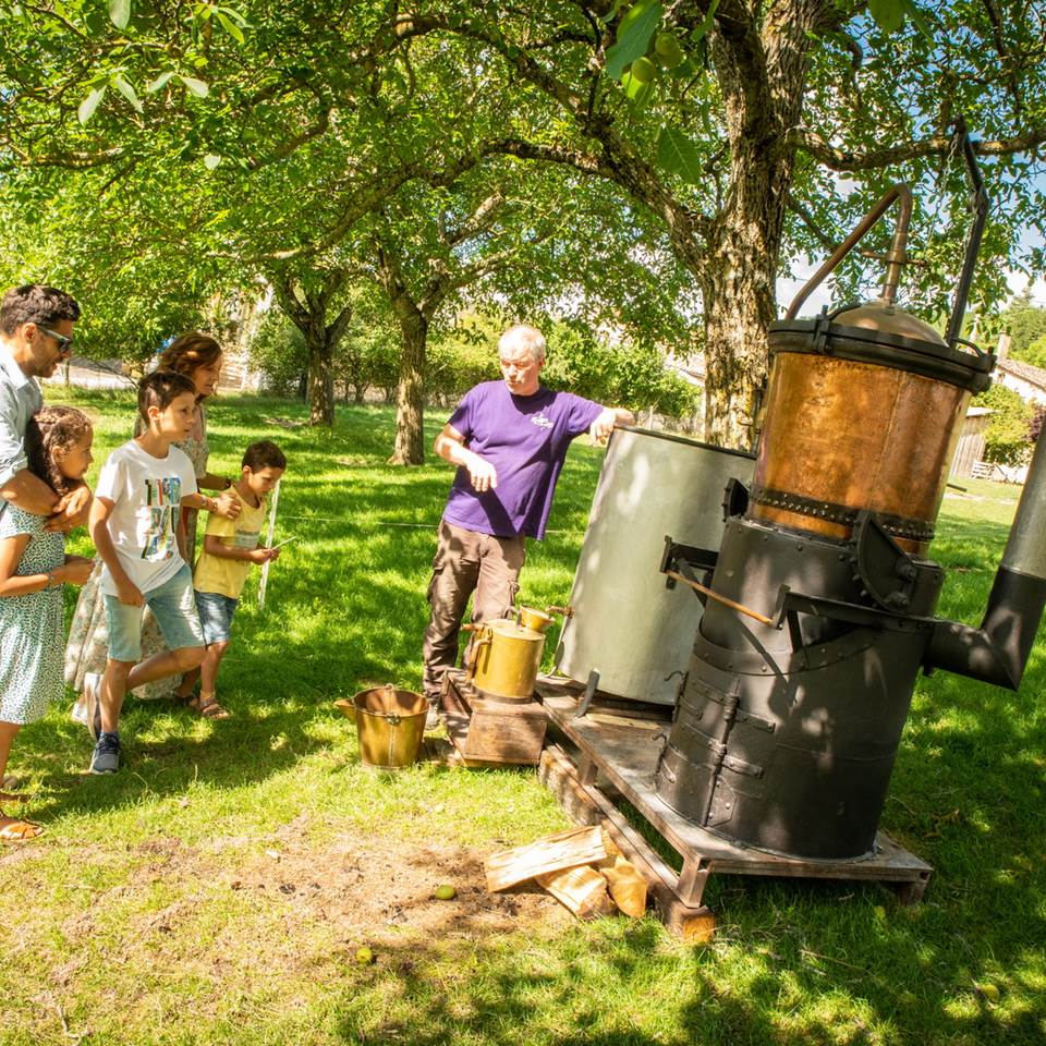 Rencontrer un métier : une expérience pédagogique, authentique, au contact des distillateurs.