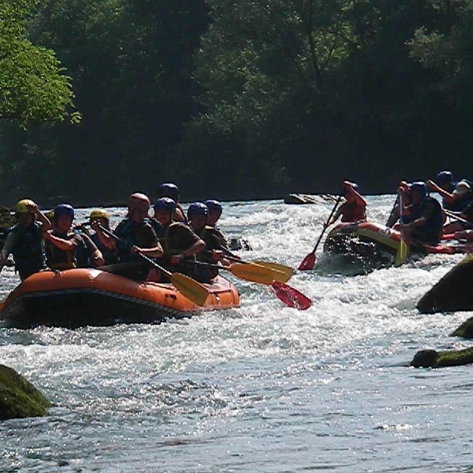 Groupes en Rafting sur le Gave de Pau 64