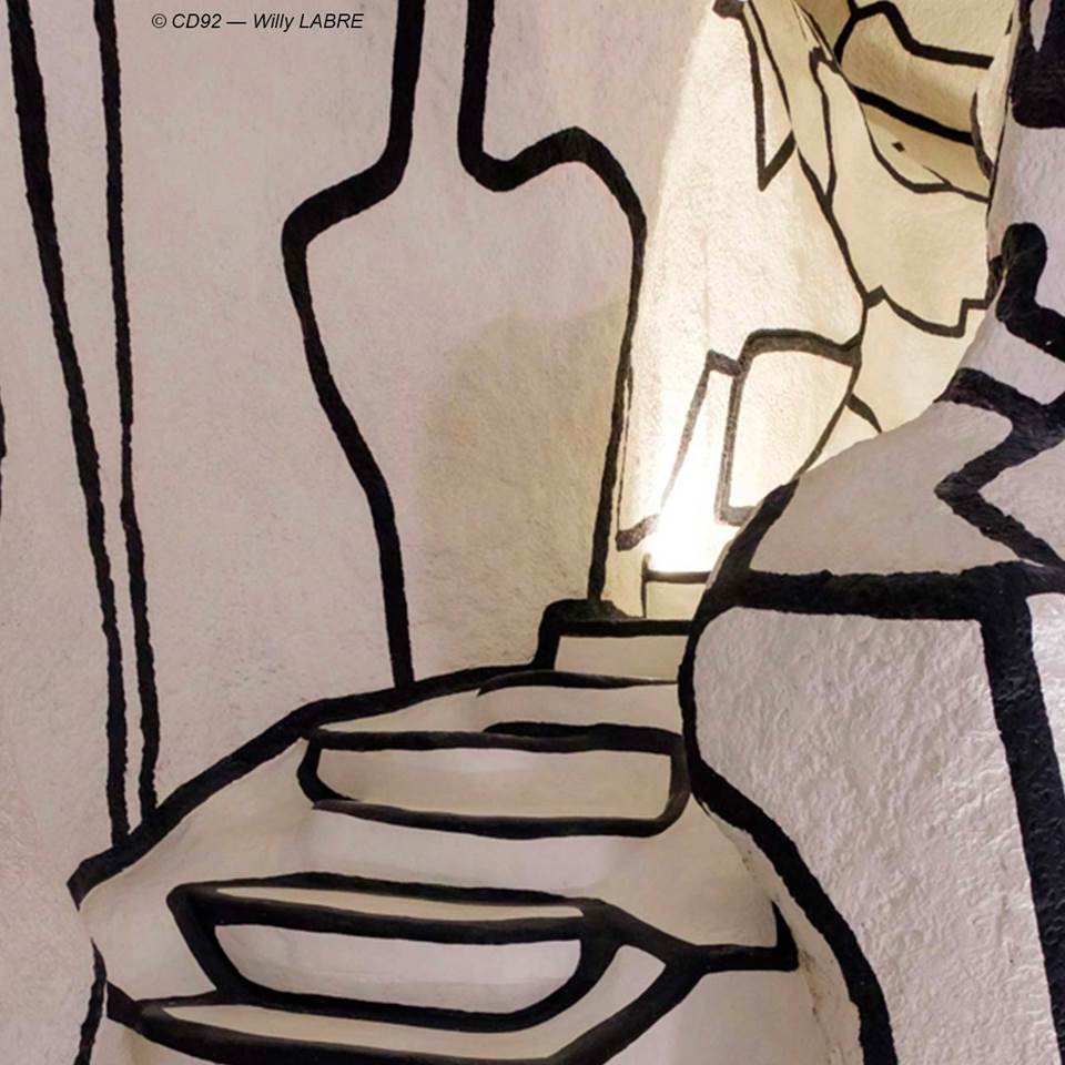 Tour aux figures du Jean DUBUFFET (Parc de l'Île Saint-Germain)