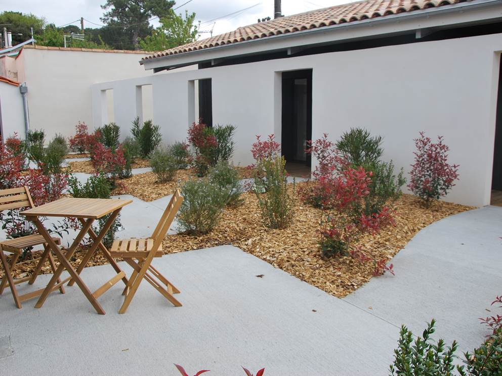 la terrasse privative