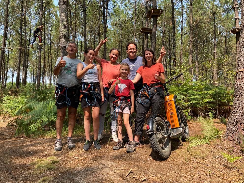 Parcours expert de l'accrobranche