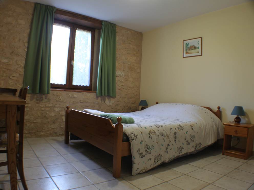 chambre verte - Green room large cottage