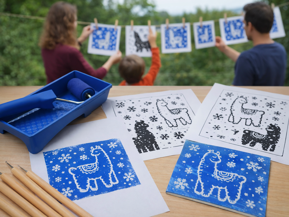 Atelier créatif chez LAMA EMOI