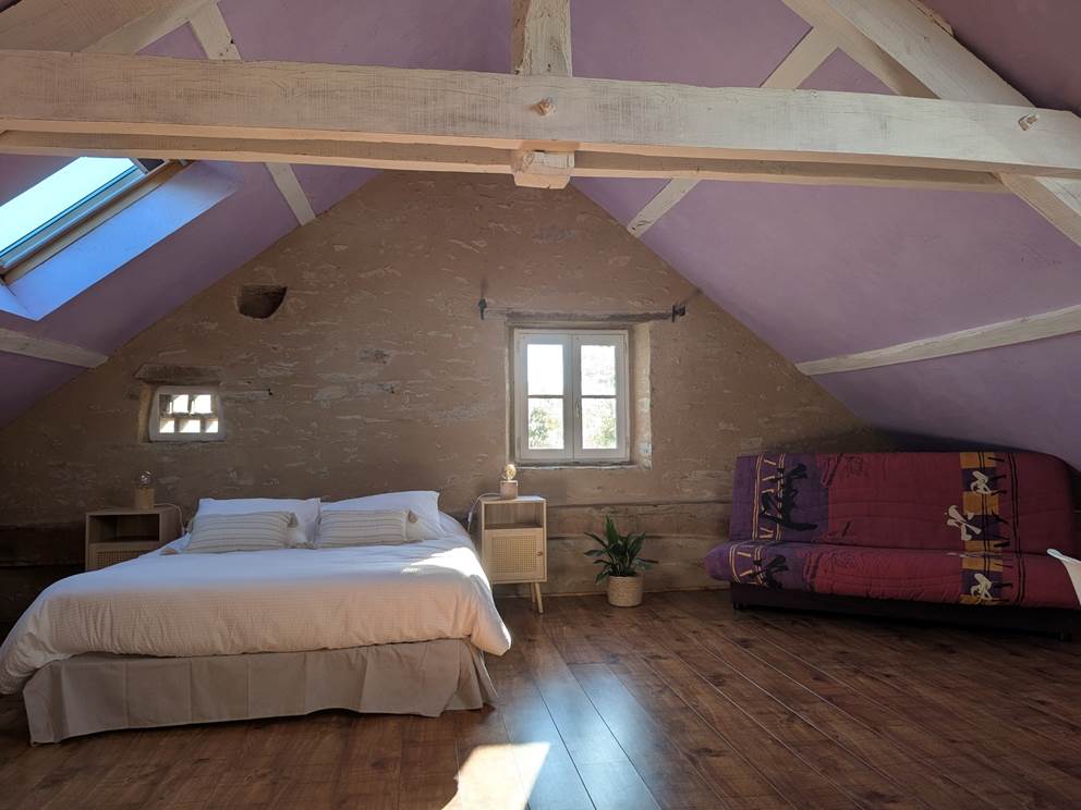 Gite panoramique - Aveyron - Vue d'ensemble de la chambre familiale