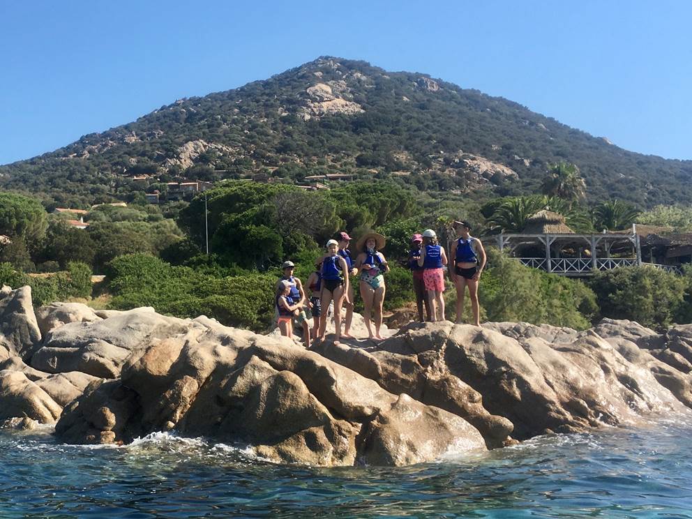 Abbartello kayak Corse coasteering marche aquatique côtière