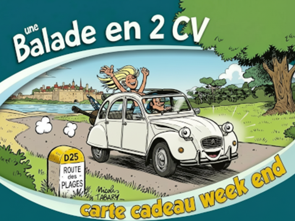 carte cadeau week end 2 CV