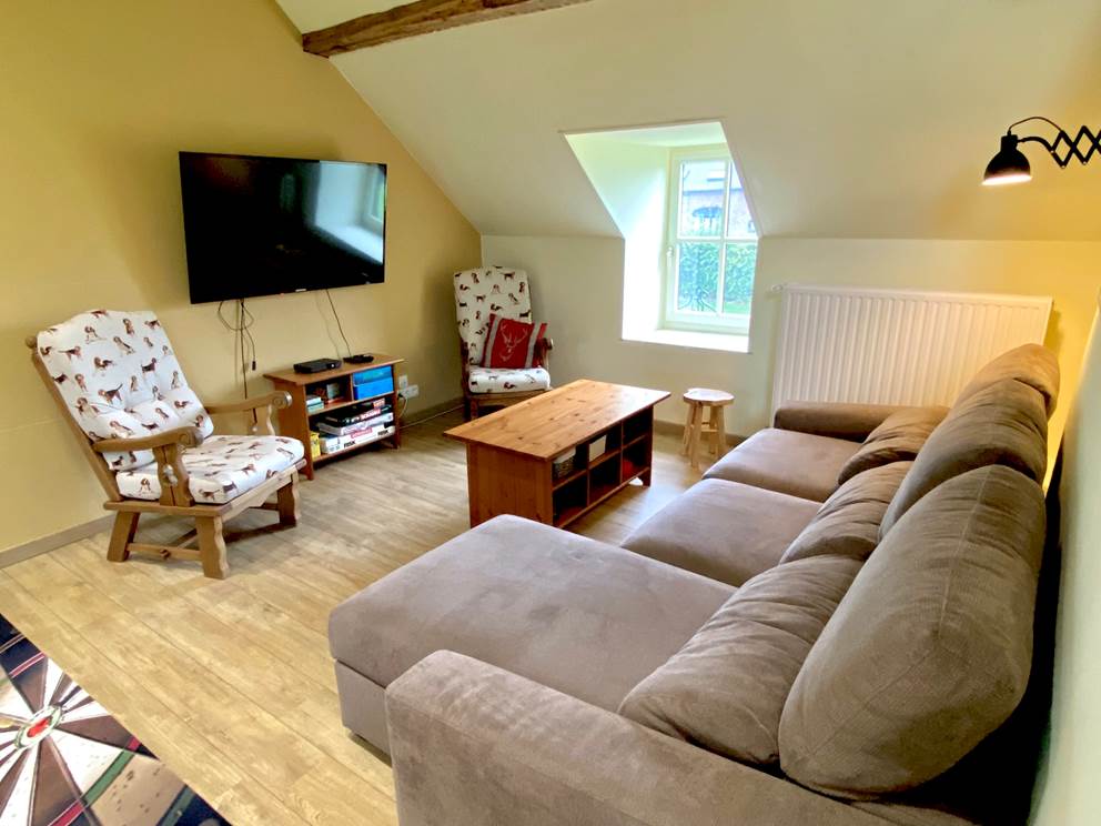 Salon cosy- gite la demoiselle ô bois