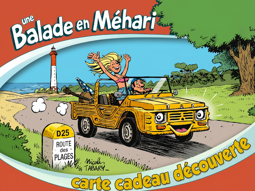 Carte cadeau découverte  méhari1