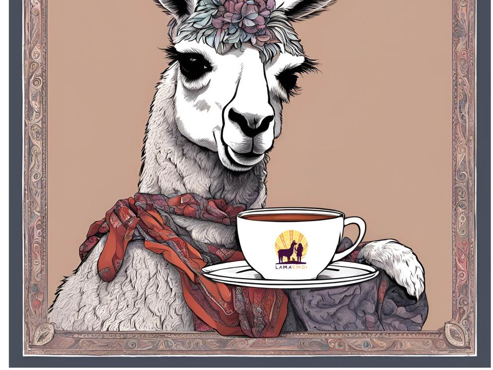 Petit-déjeuner lamas image